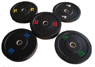 Rubber weight plate  free weight 