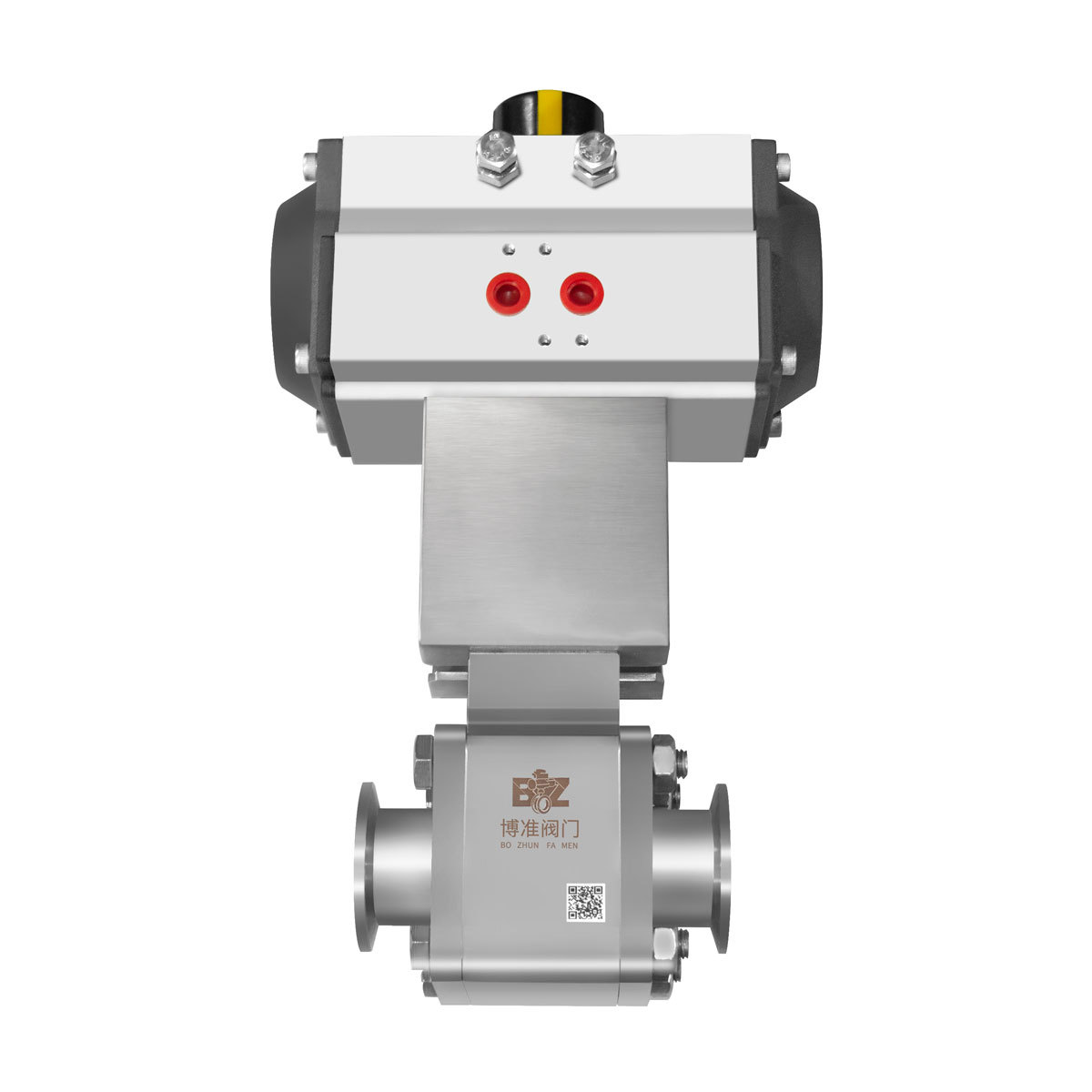 Vacuum pneumatic ball valve