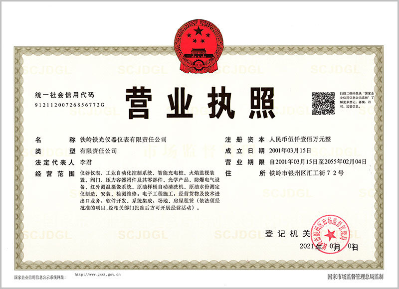 Business License (original)