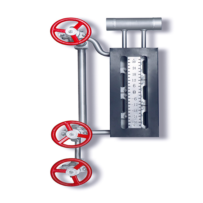 Clear flushing high-pressure two-color water level gauge