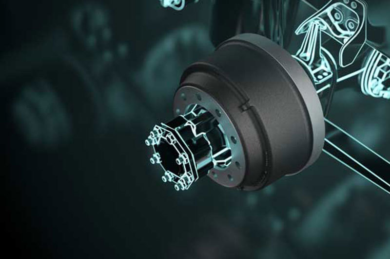 What causes the brake drum to overheat?