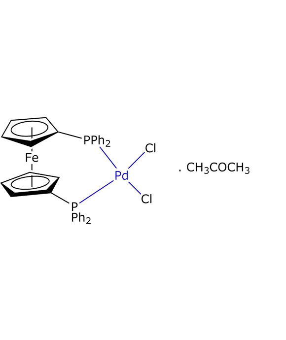 Dichloro(1,1-bis(diphenylphosphino)ferrocene)palladium(II) acetone adduct