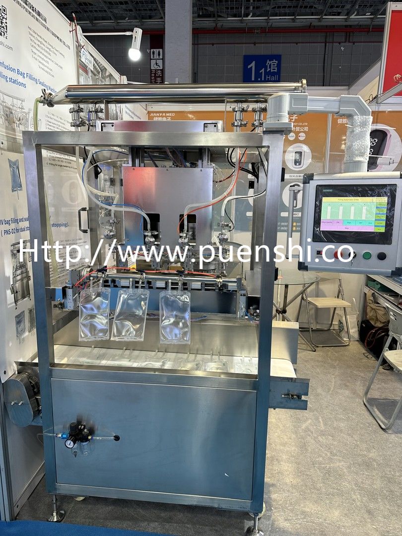 PES-A4 IV bag Filling-Sealing Machine (with 4 filling Nozzle Stations)