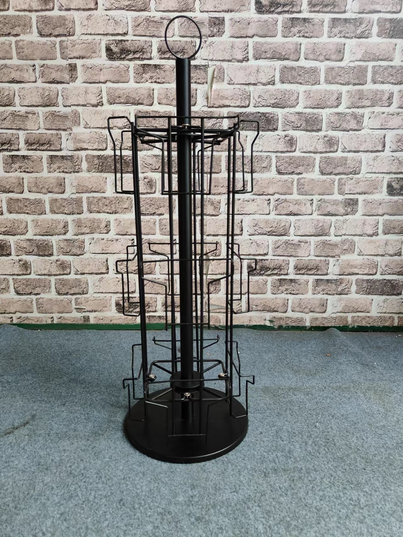 12 /16 vertikale und horizontale Tisch-Display-Rack Metalldraht-Spinner-Buch-Grußkarten-Display-Racks