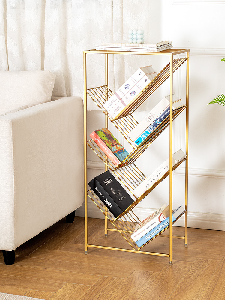 Neu heiß verkaufte moderne schmiede eiserne mehr schicht ige kleine Wand Bücherregal Haushalts bücherregal