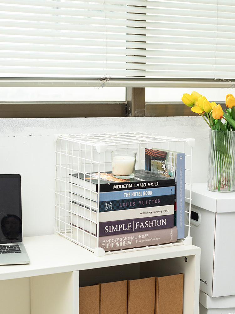DIY Black mesh detachable easy to assemble storage rack pet cage Wire Grid Storage Shelves