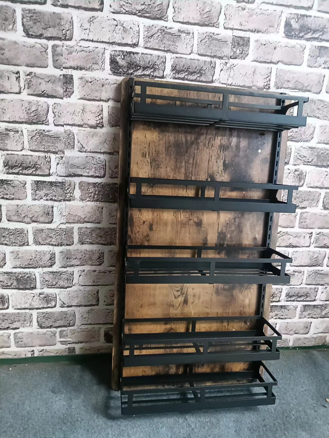 High Quality 5-Tier Multifunctional Kitchen Organizer Standing Spice & Seasoning Rack for Cabinet Storage