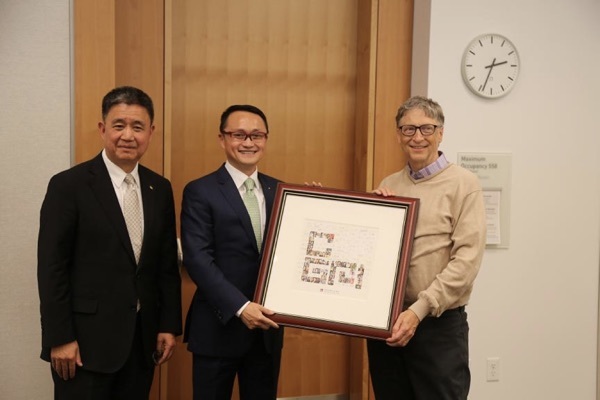 [Alumni Style] Bill Gates met with Mr. Li Xiaobo, a 1986 alumnus of the First High School Affiliated to Central China Normal University