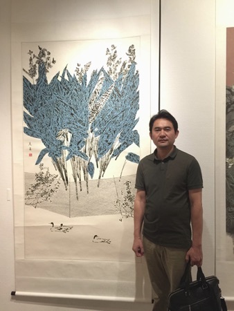 Teacher Li Kequan’s traditional Chinese painting works participated in the “Chinese and Korean Artists Calligraphy and Painting Exchange Exhibition”