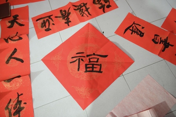 Our school held a couplet-writing activity of 