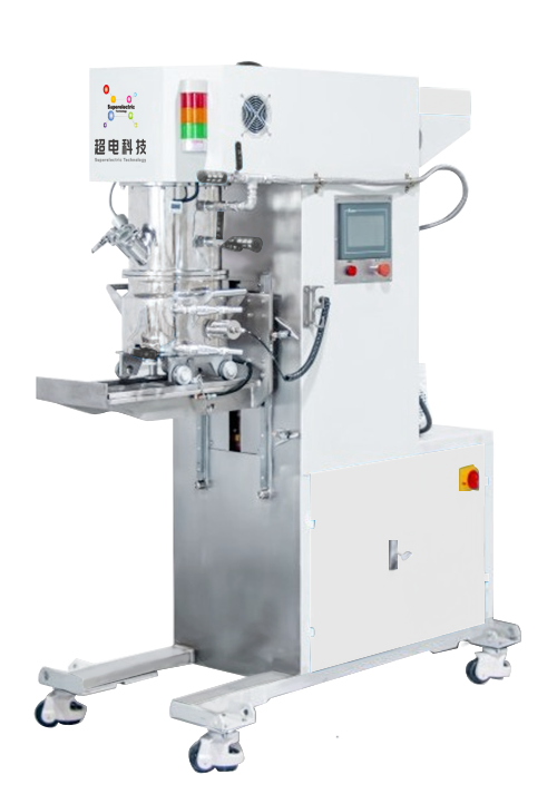 Products->Experimental equipment (by process)->Experimental equipment (by application)->Square cell preparation scheme (Square steel/Aluminum shell, Square soft package)->Cylindrical cell preparation scheme (Small cylinder battery, Large cylinder battery)->混料制浆设备