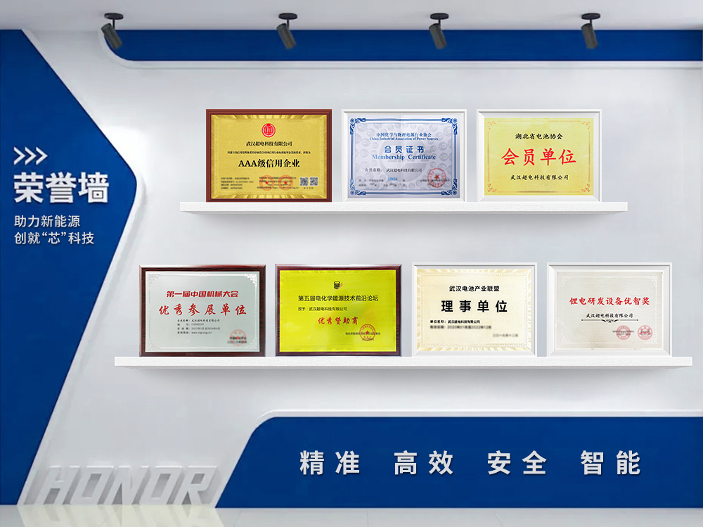 武汉超电科技公司荣誉资质