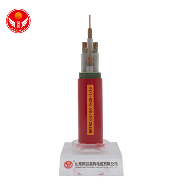 Mineral insulated flexible fireproof cable