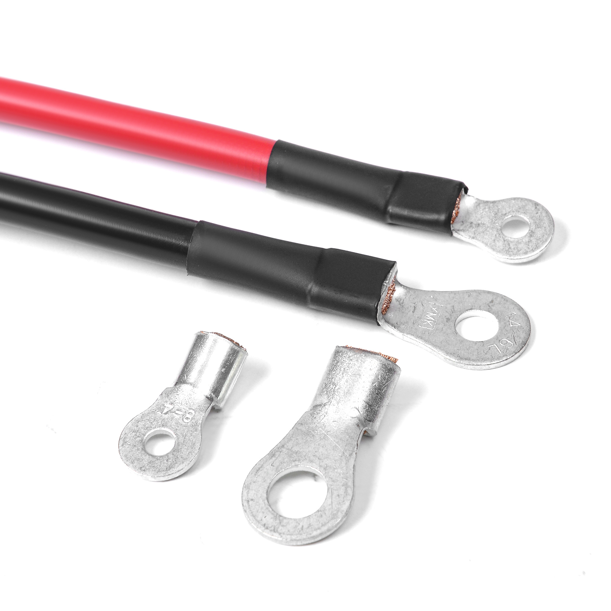 Cable solar de la batería del inversor de 2awg 4awg