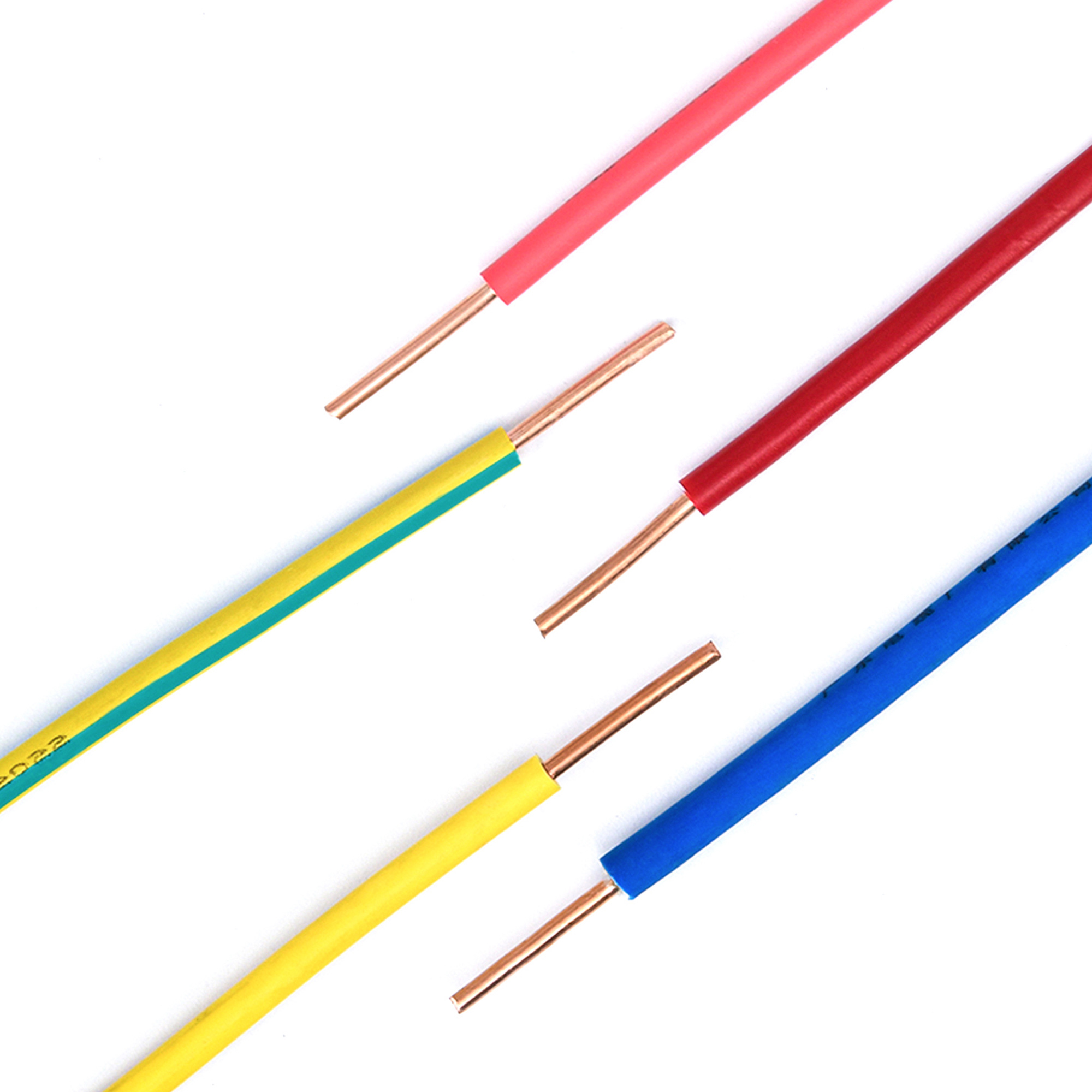 Alambre de cable eléctrico de cobre aislado de PVC