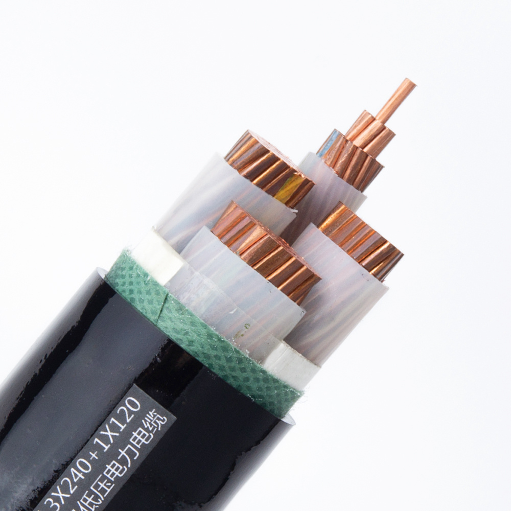 0,6/1kv CU/XLPE/PVC cable de alimentación aislado