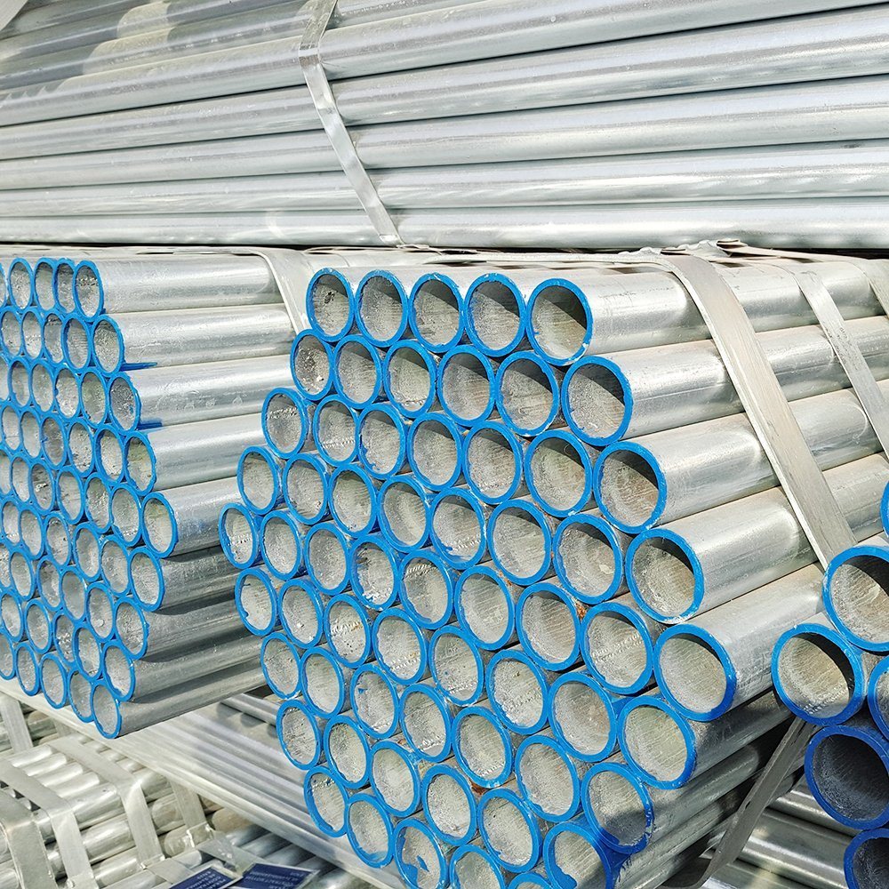 Explicación detallada del proceso de producción de tubos galvanizados.