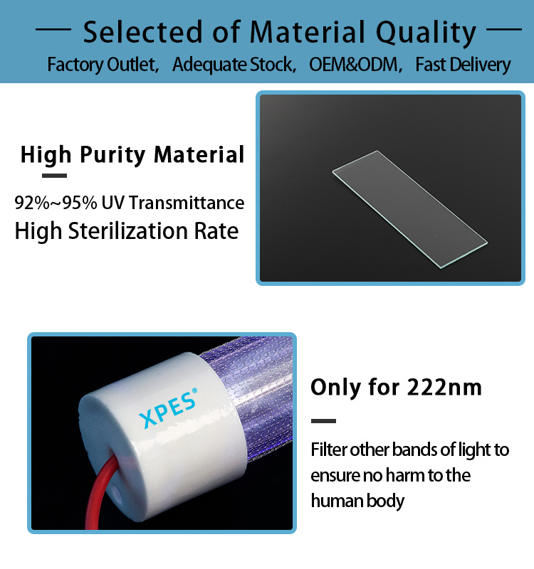 222 nm bandpass filter