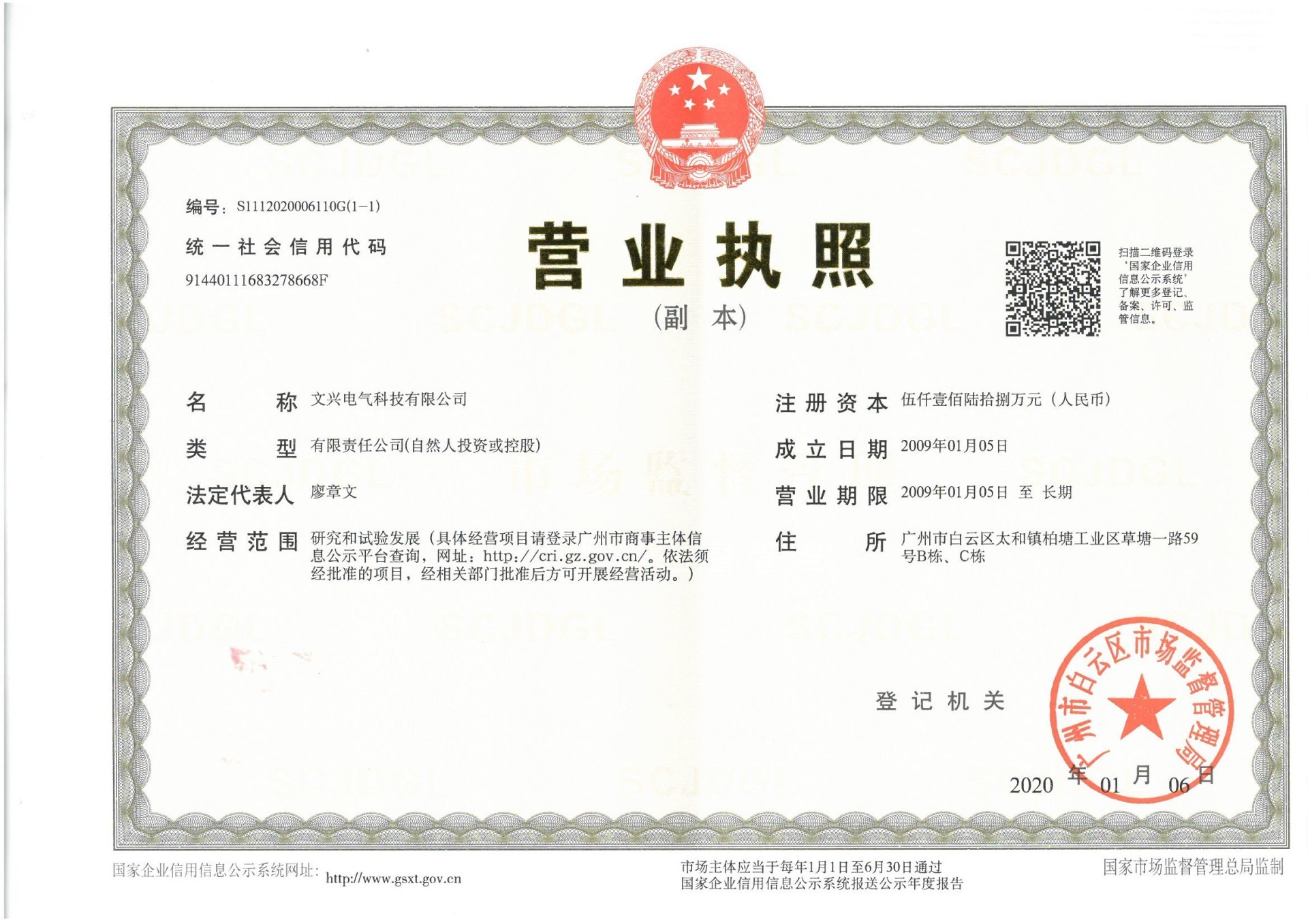 New Business License Copy (2020)