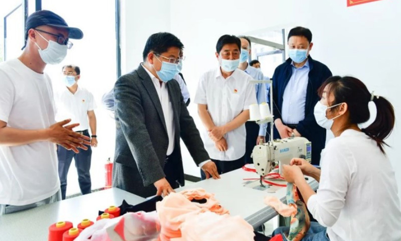 姜四清在应县督导巩固拓展脱贫攻坚成果同乡村振兴有效衔接工作