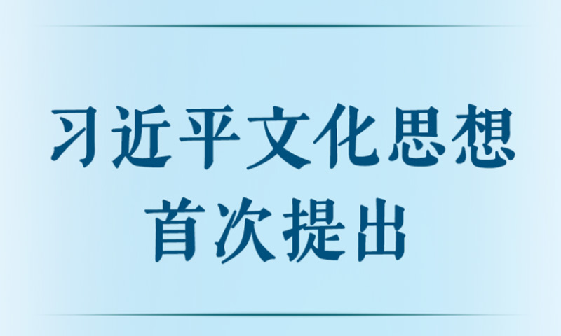 习近平文化思想首次提出