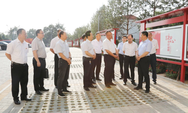 朔州市委常委、组织部长胡坚莅临市城发集团调研指导工作