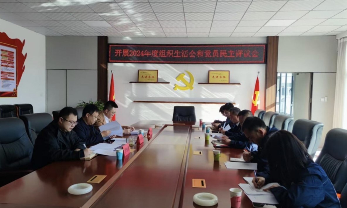 城发管道极速现金侠app免费下载支部组织召开2024年度组织生活会暨民主评议极速现金侠app免费下载员大会