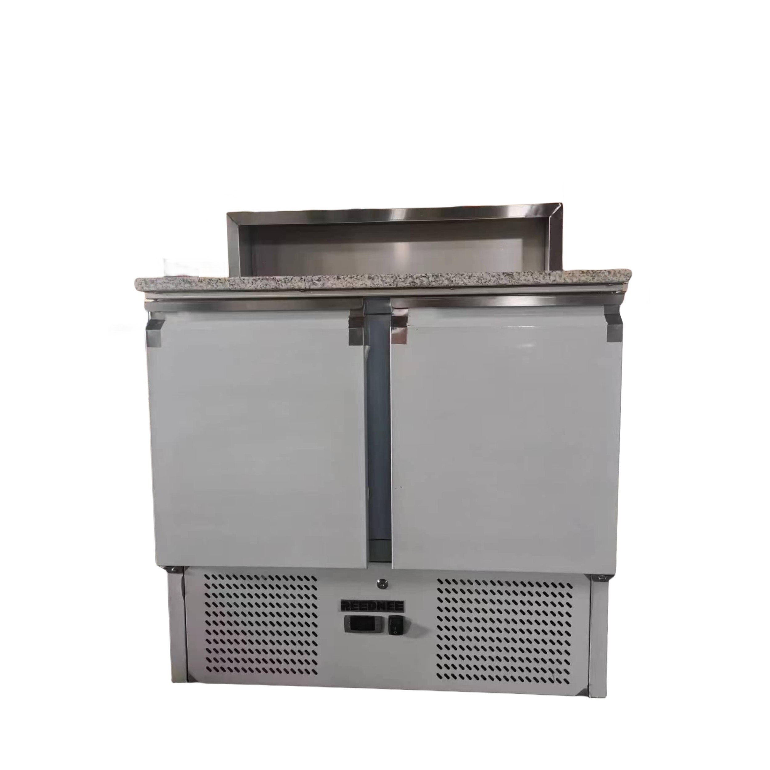 Stainless Steel Kitchen Refrigerator Salad Bar Refrigerator