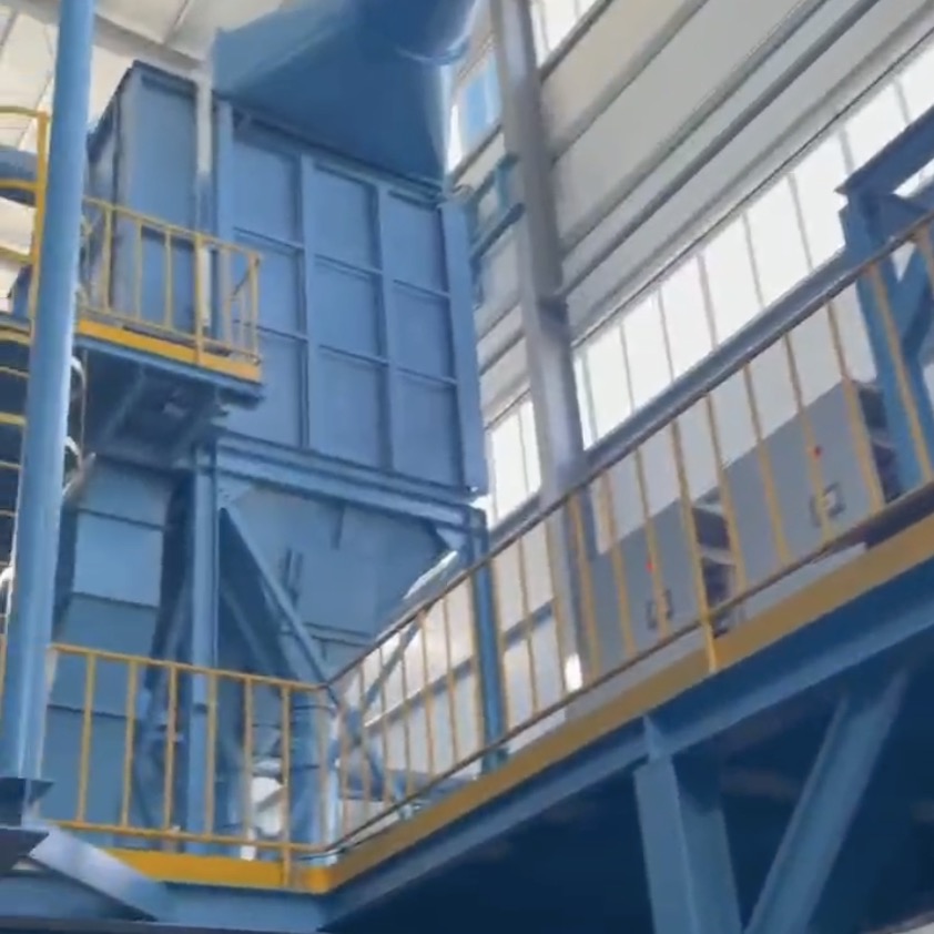 Foundry Sand Plant Green Sand Process Production Line, Clay Sand Treatment Line 120tons