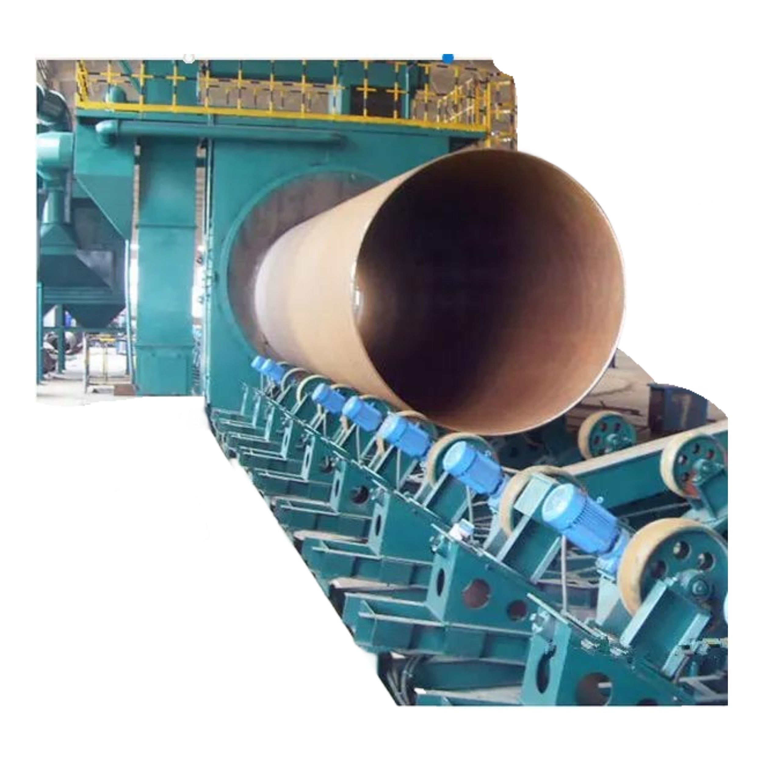 Steel Pipe Surface Shot Blasting Machine