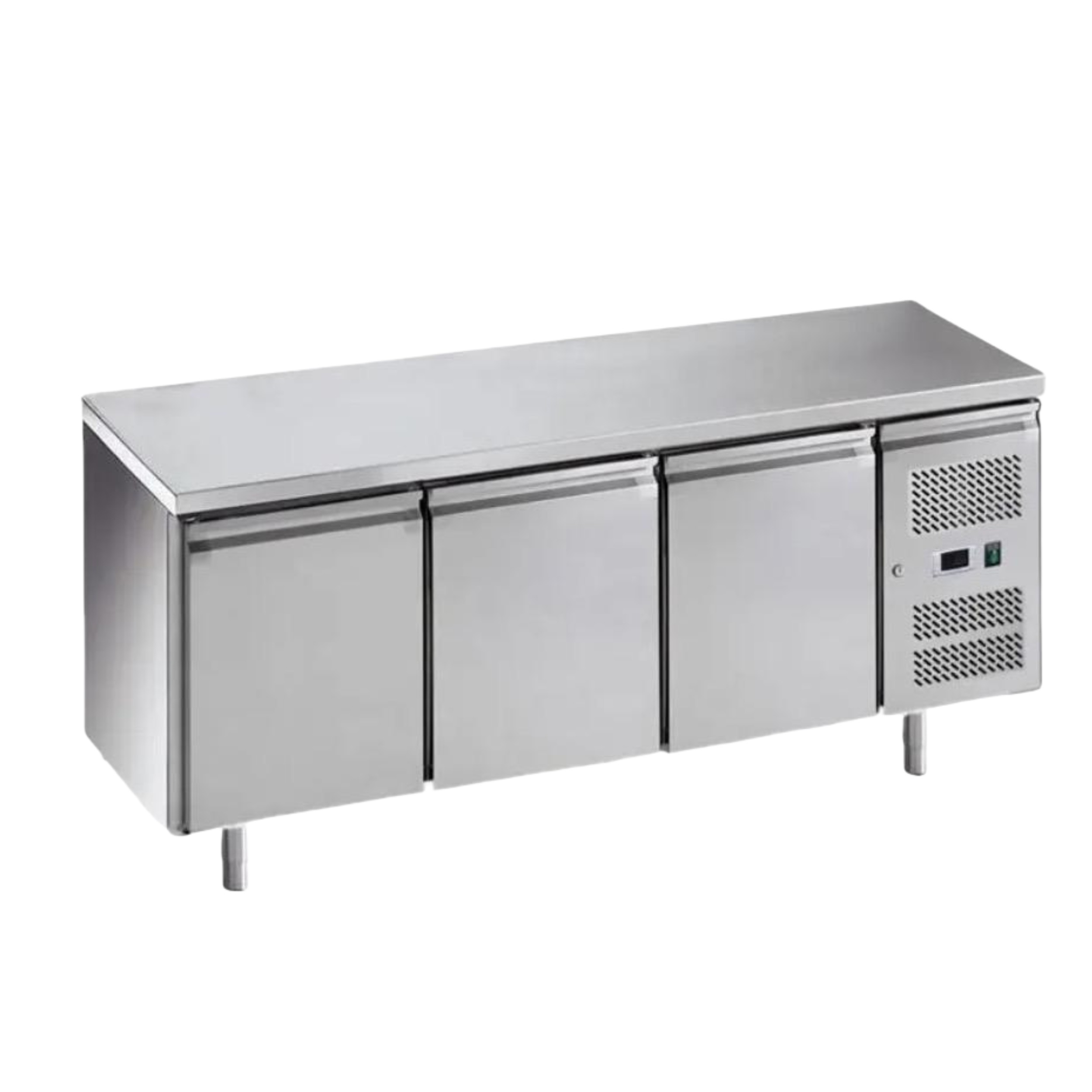 Commercial salad prep table refrigerator 2 door pizza salad bar subway display fridge refrigerator