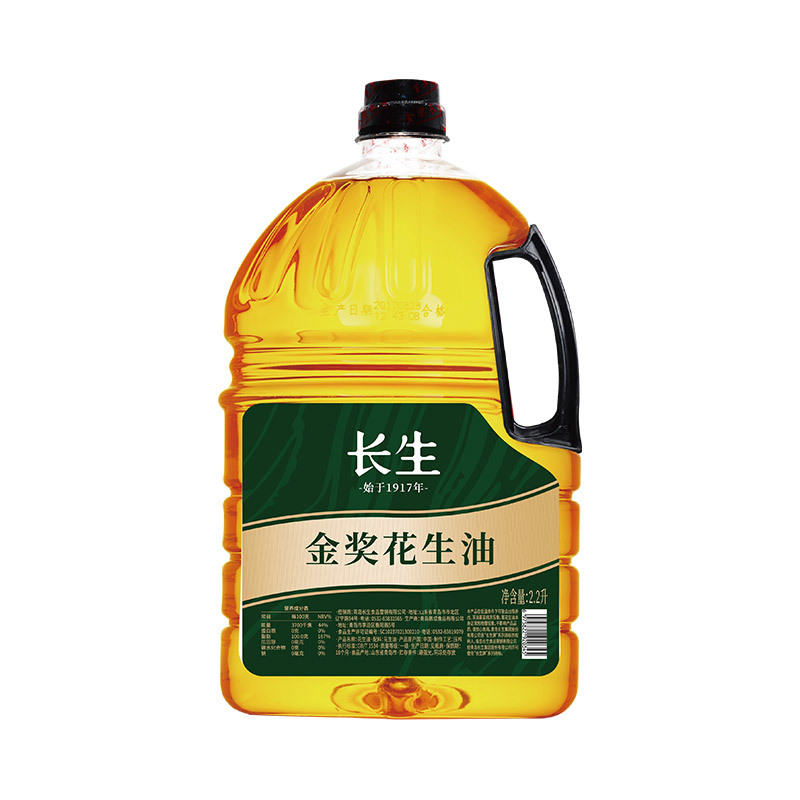 長(zhǎng)生金獎(jiǎng)花生油2.2l