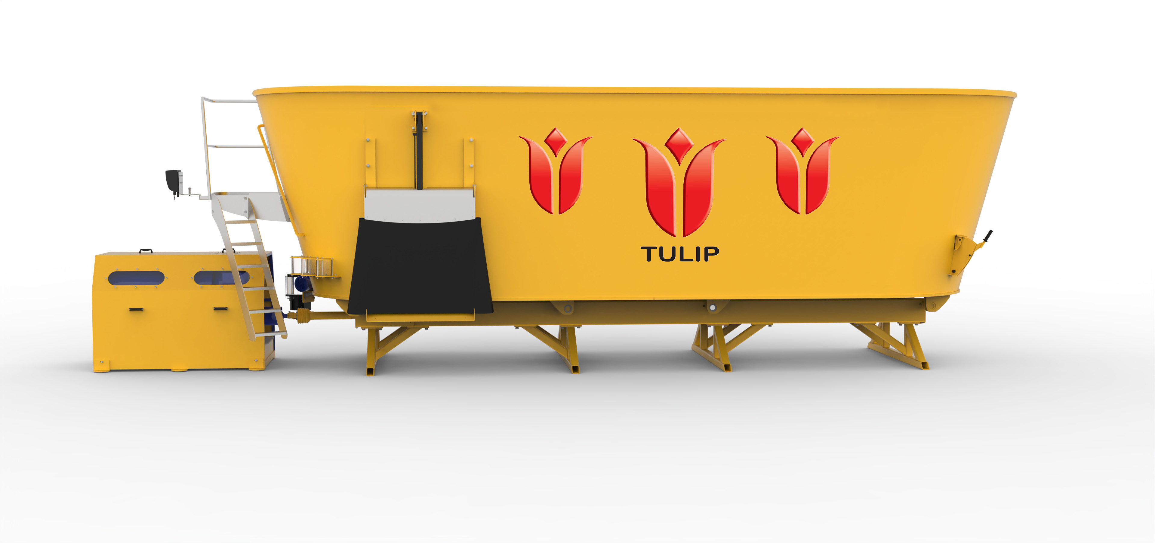 48m³ Stationary Type Feed Mixer