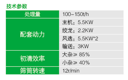 移动式脉冲环保圆筒清理筛