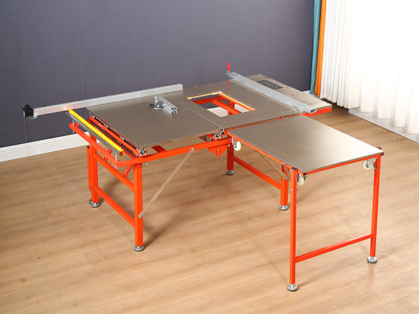 High end double invisible saw table