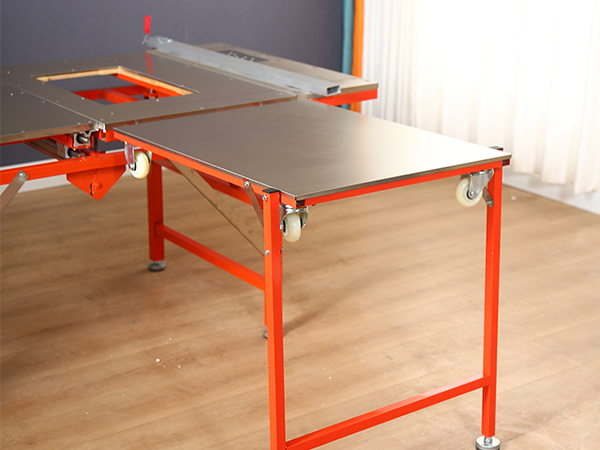 High end double invisible saw table