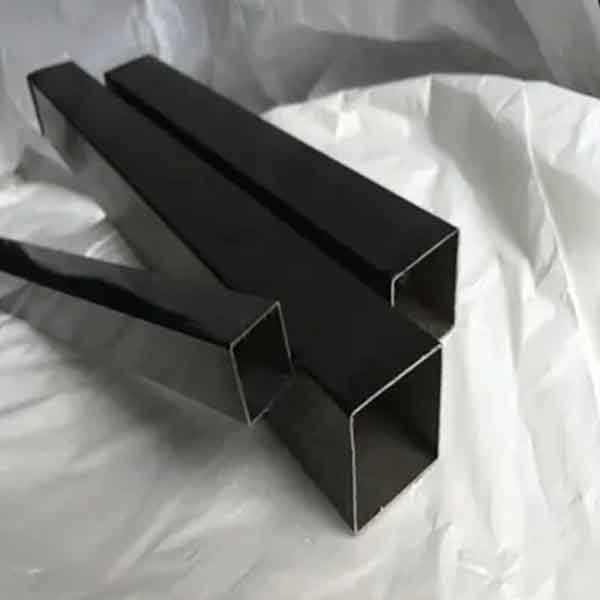 Black square tube