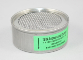TE2M TEDA Impregnated Charcoal Filter