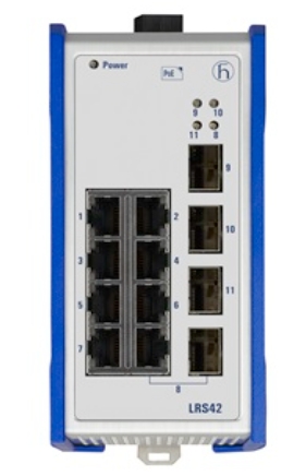 Hirschmann Managed DIN Rail & Compact Switch Families LRS42-7TX/3SFP/1C