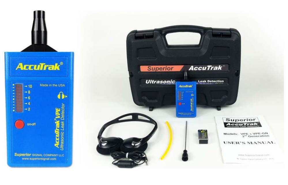 Accutrak VPE Ultrasonic Leak Detector Standard Kit