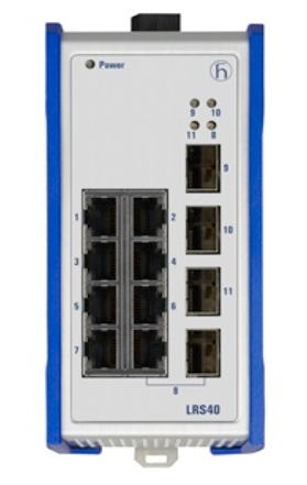 Hirschmann Managed DIN Rail & Compact Switch Families LRS40-7TX/3SFP/1C