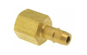Beswick Engineering 10-32 Female Thread to Barb Straight