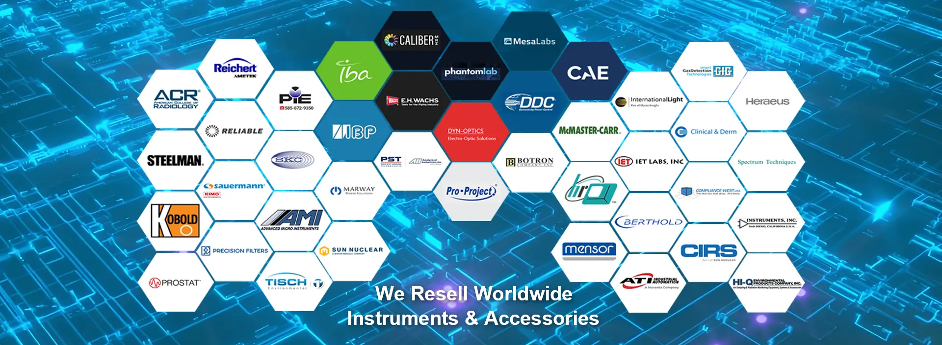 we resell worldwide instru-ments and Accessries