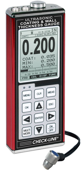 CheckLine TI-CMX Ultrasonic Coating & Wall Thickness Gauge