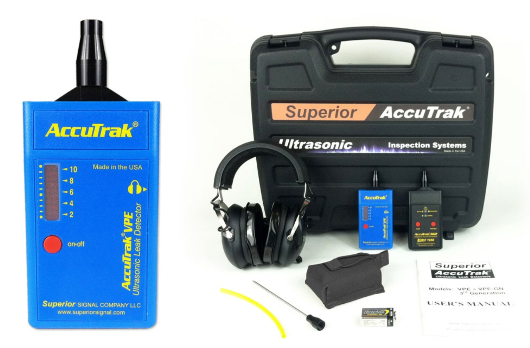 Accutrak VPE Ultrasonic Leak Detector Pro-Plus Kit