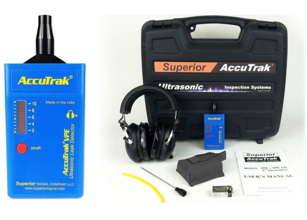 Accutrak VPE Ultrasonic Leak Detector Professional Kit