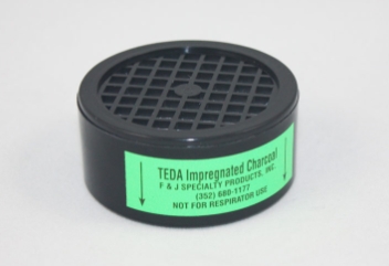 TE2C TEDA Impregnated Charcoal Filter