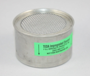 TE2.5M TEDA Impregnated Charcoal Filter