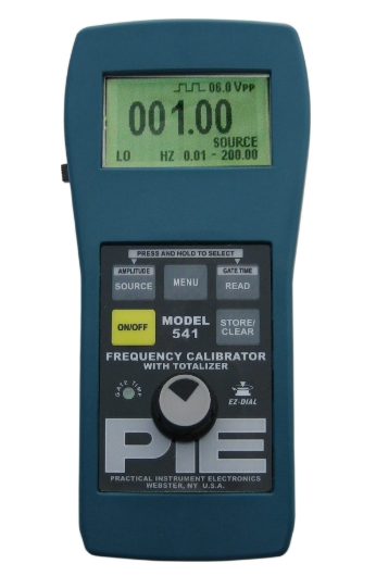 PIE 541-BNC Frequency calibrator with totalizer BNC connector