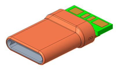 TYPE-C wire end